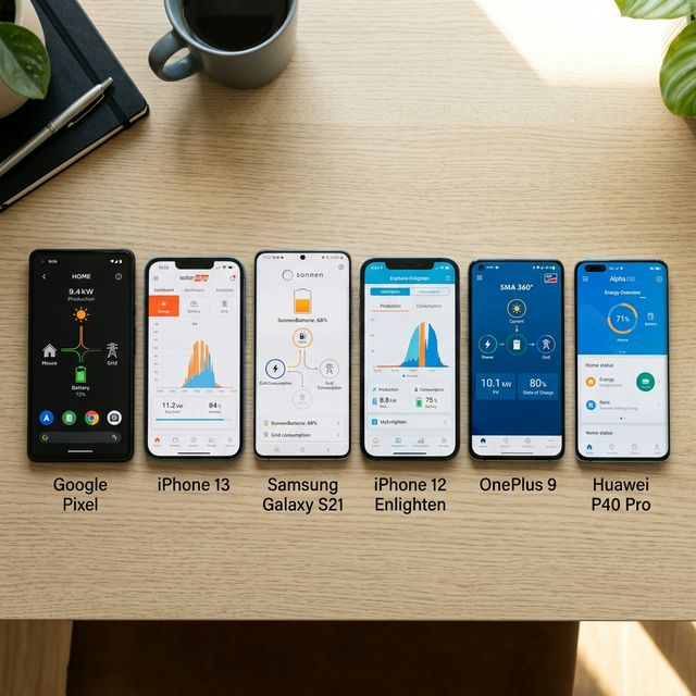 Solar Battery Apps Compared (Tesla, SolarEdge, sonnen, Alpha, Enphase)